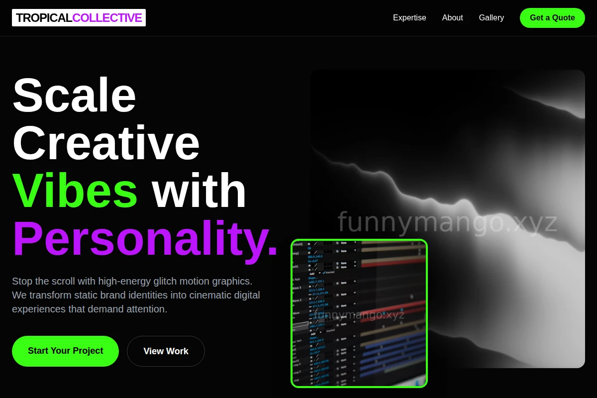 Glitch Motion Graphics