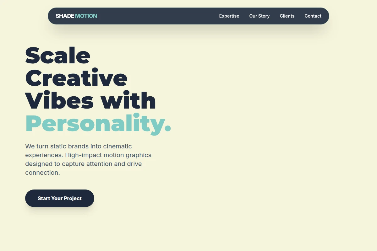 Shade Motion Graphics