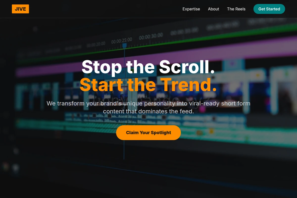 Jive Short Form Video Agency