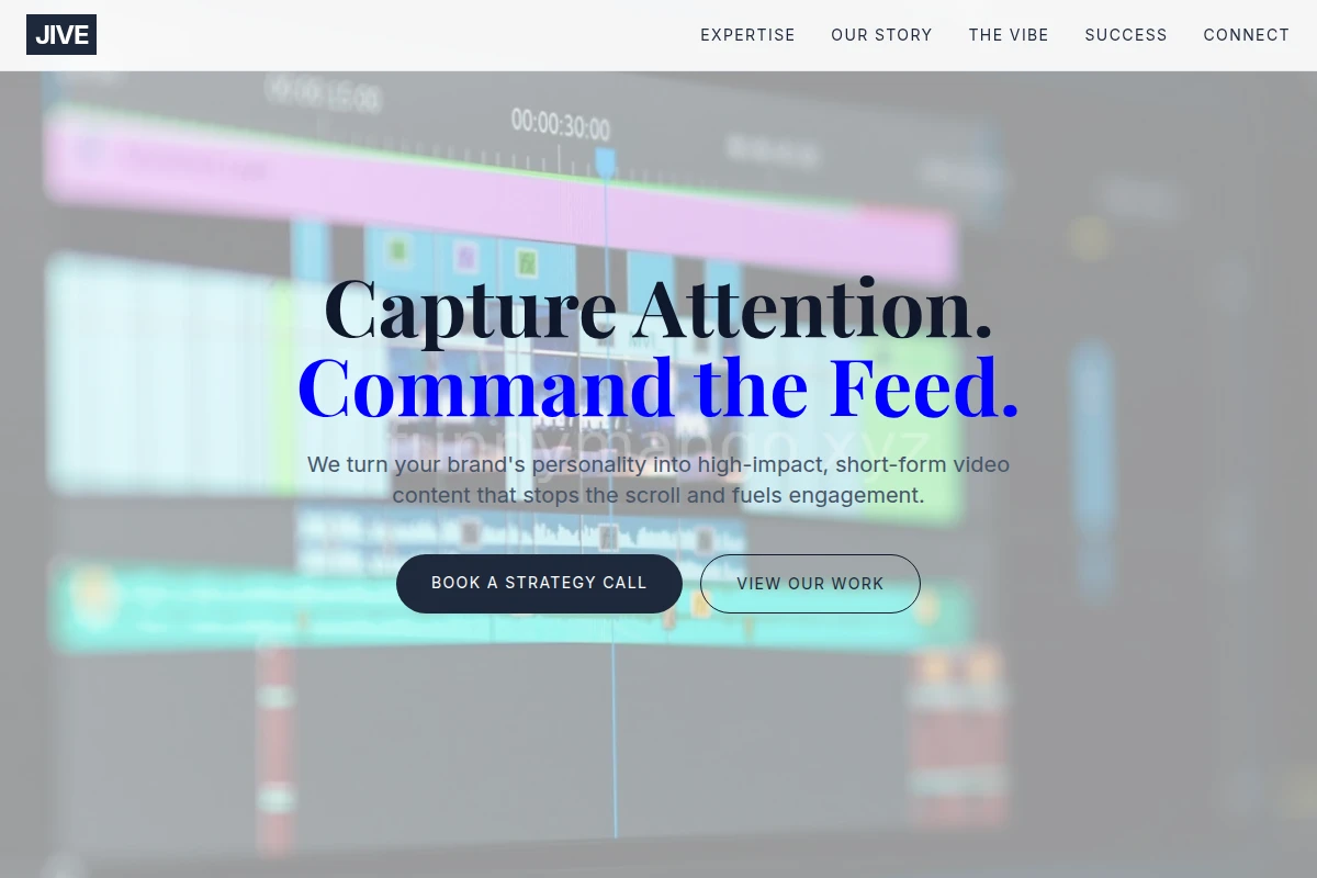 Jive Short Form Video Agency