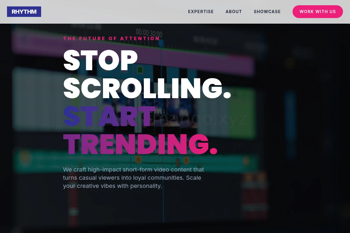 Rhythm Short Form Video Agency
